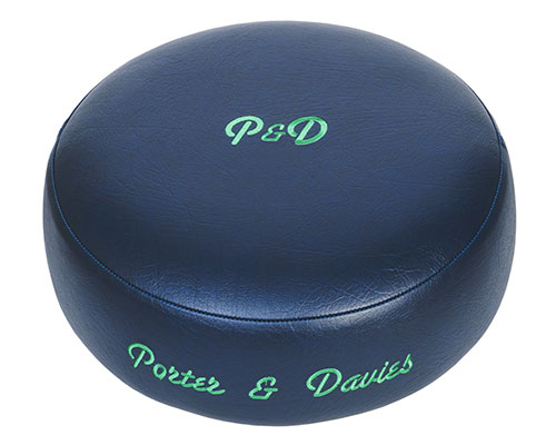 Blue Vinyl Round